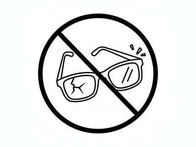 ❌ Cheap Plastic Blue Light Glasses