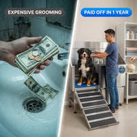 KANIS - Professional Stainless Steel Dog Bathing Station